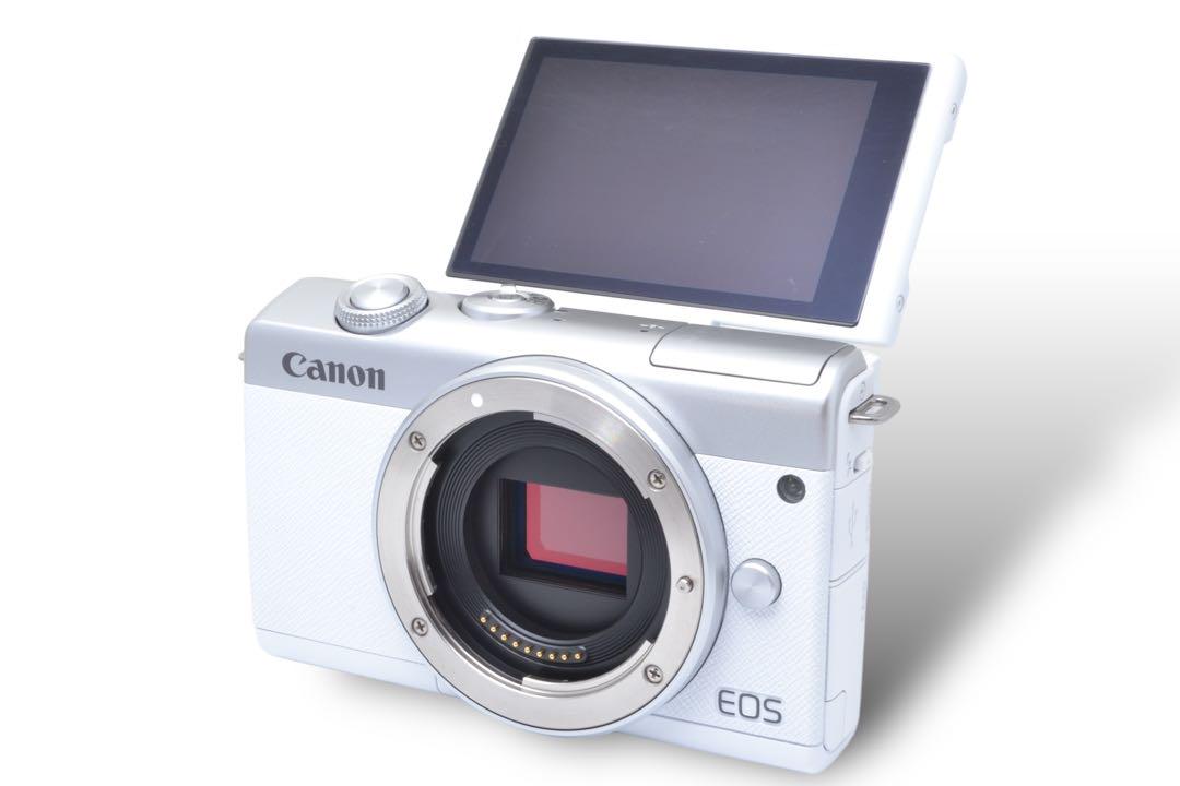 4K動画撮影◎Canon EOS M200 レンズキット/自撮り/一眼レフ