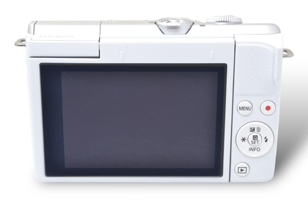 4K動画撮影◎Canon EOS M200 レンズキット/自撮り/一眼レフ