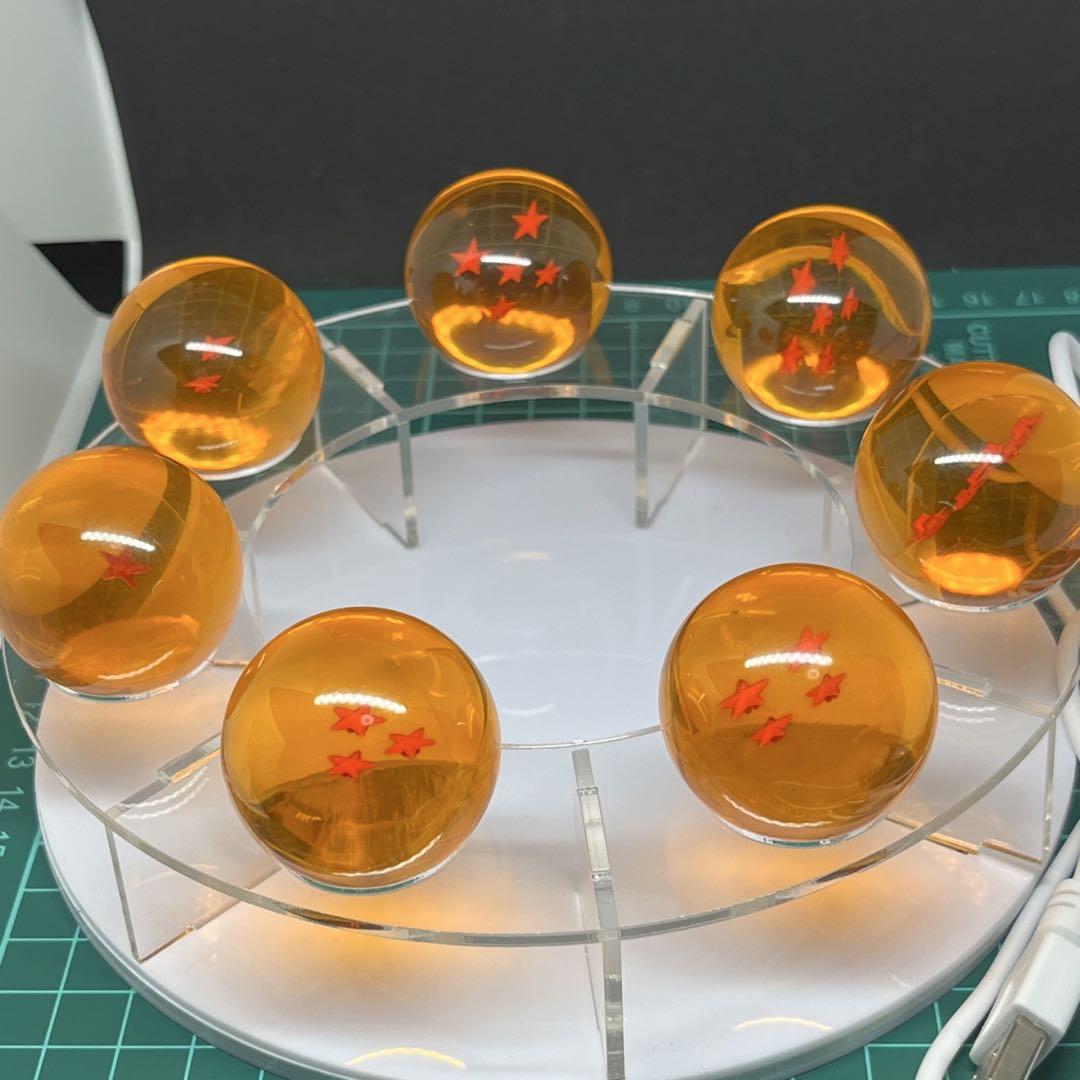 ドラゴンボール　水晶玉　8個セット　ライトディスプレイ付き ドラゴンボール 水晶玉 8個セット ライトディスプレイ付き