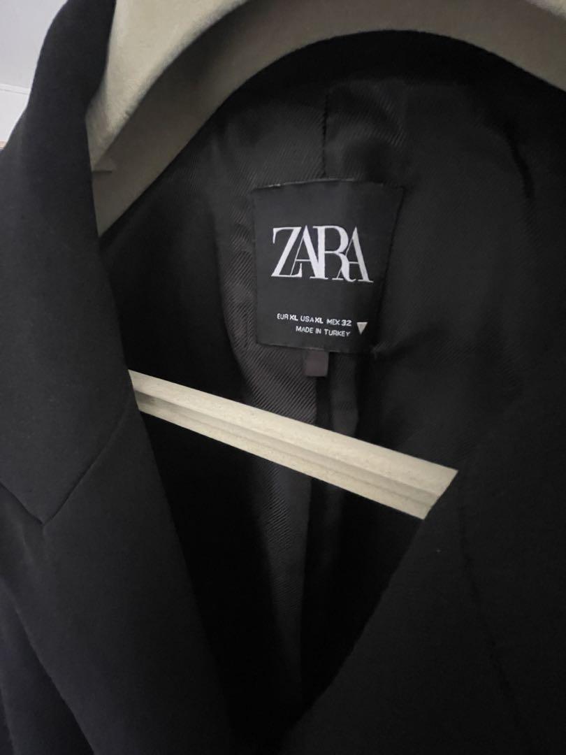 【1度のみ使用・美品】ZARA フルイドブレザー／XL （13~15号）