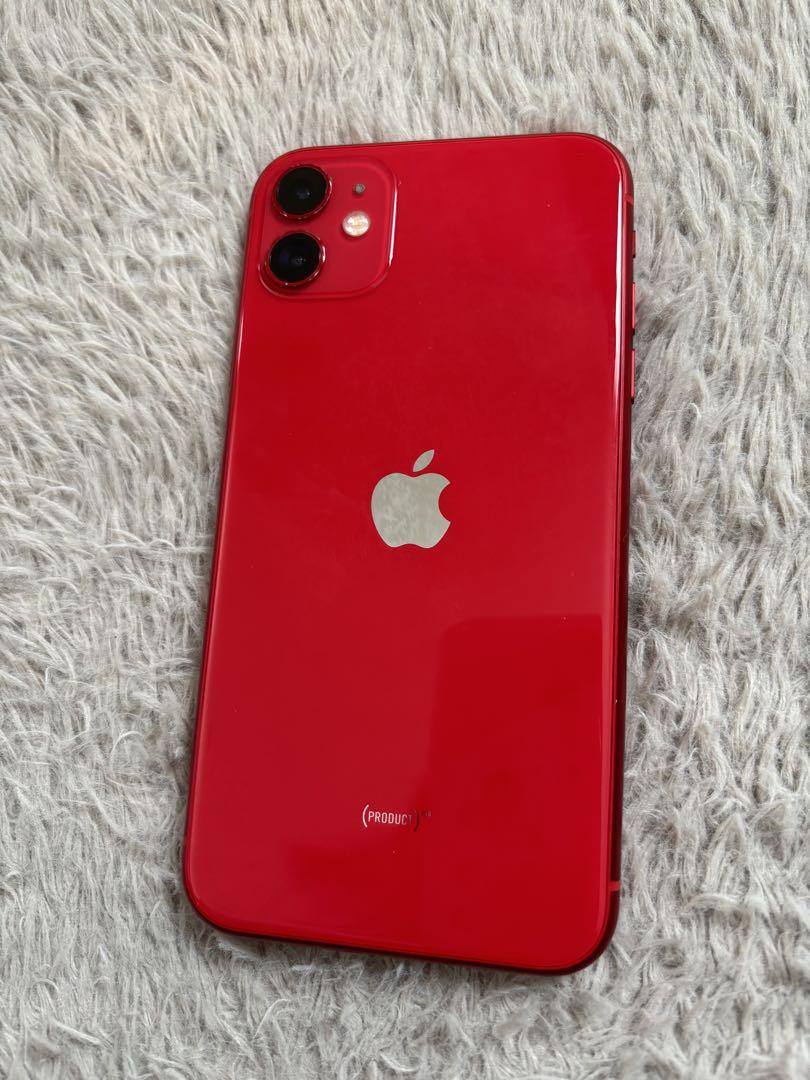 iPhone 11 (PRODUCT)RED 64 GB SIMフリー スマートフォン本体