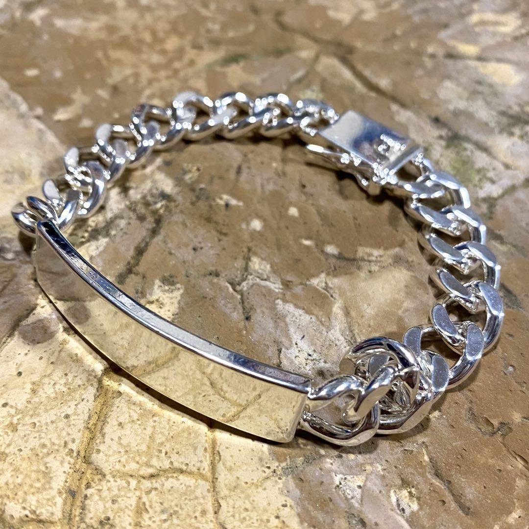 シルバー　ブレスレット　925 SILVER 925 Tバーパールチェーンブレスレット 28578 | UNOAERRE
