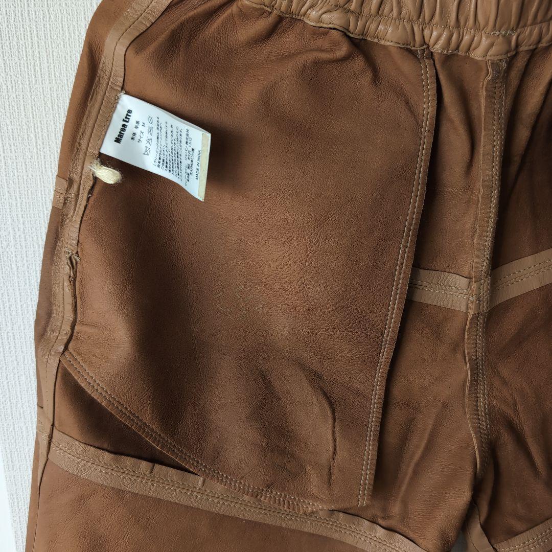 Marea Erre　シープレザー製　ショートパンツ