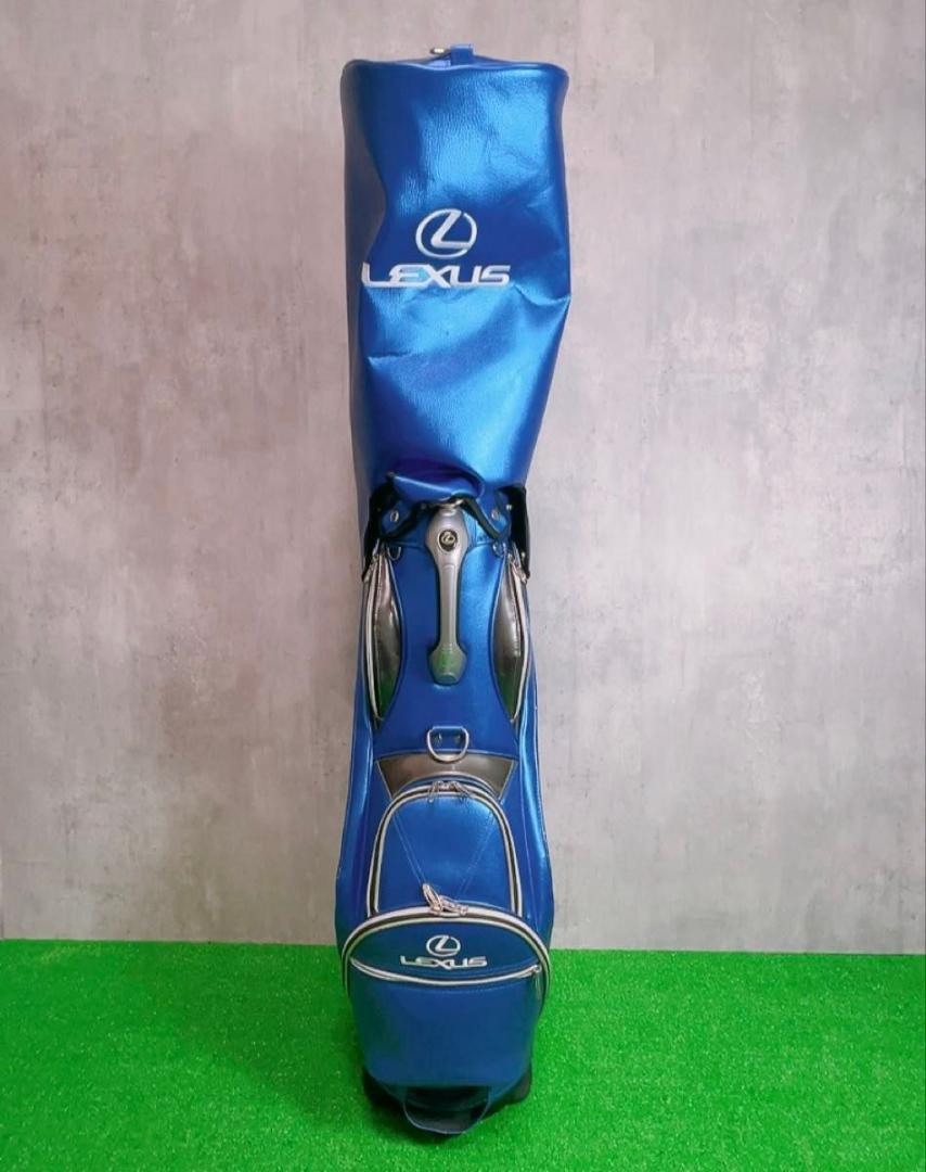 【非売品】LEXUS レクサス キャディバッグ ブルー 22年春夏モデル ゴルフ
