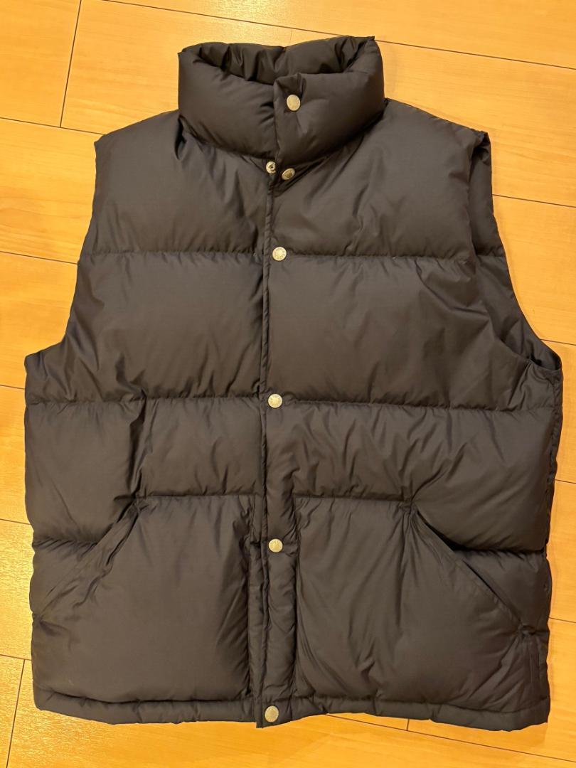 JOURNAL STANDARD 別注 ノースフェイス ダウンベスト ネイビー