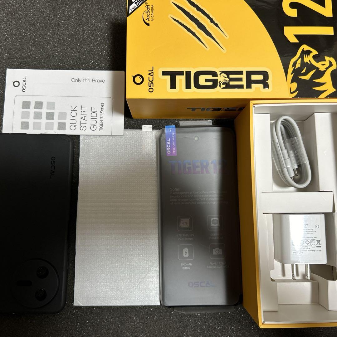 新品未使用‼️OSCAL TIGER 12 本体 黒 SIMフリー
