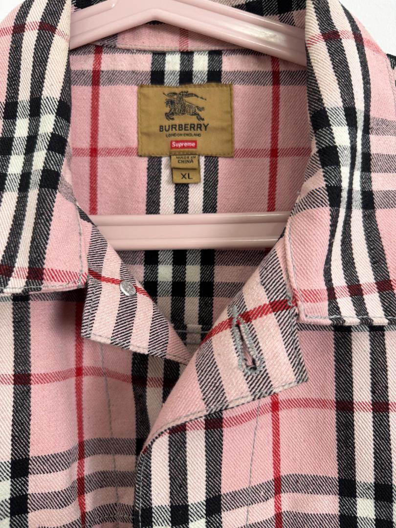 ジャケット・アウター Supreme Burberry Denim Trucker Jacket