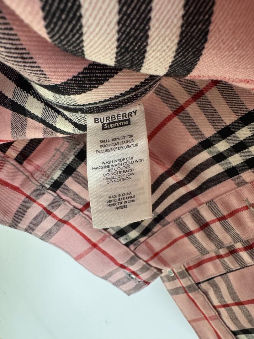 ジャケット・アウター Supreme Burberry Denim Trucker Jacket