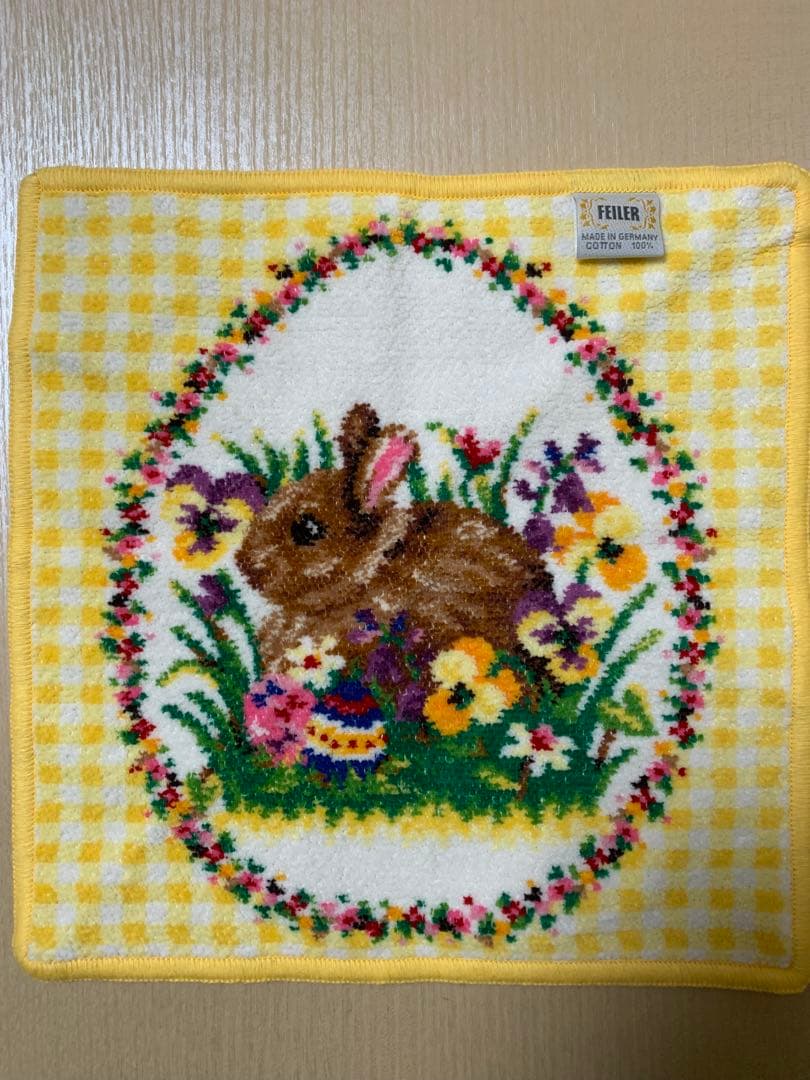 【新品】 FEILER / フェイラー イースターバニー ポーチ ハンカチセット 【新品】 FEILER / フェイラー イースターバニー ポーチ ハンカチセット