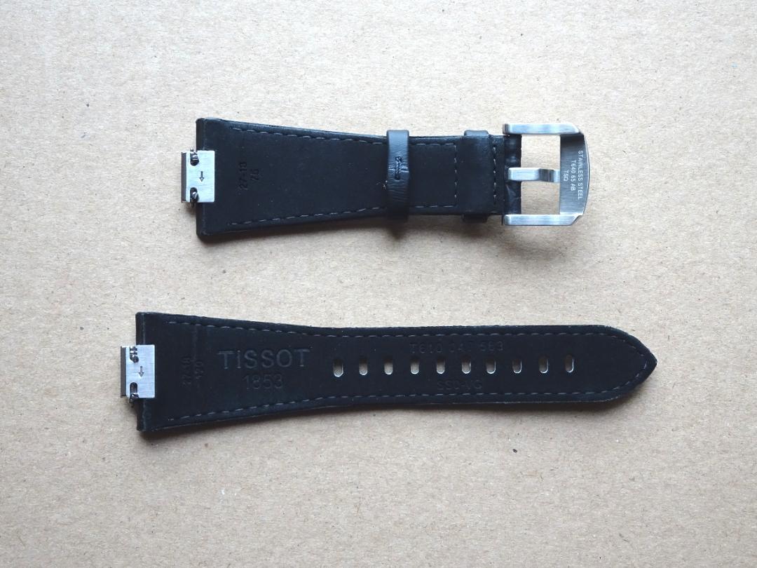 【未使用】TISSOT PRX 専用（40mm用） レザー ベルト ブラック