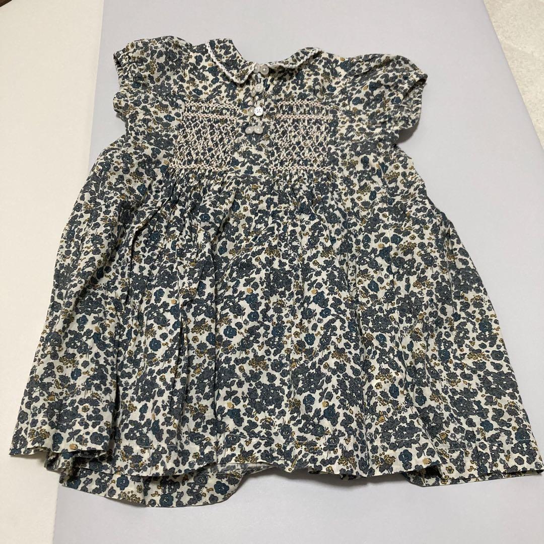little cotton clothes ワンピース 2-3y little cotton clothes 花柄ワンピース 2-3y