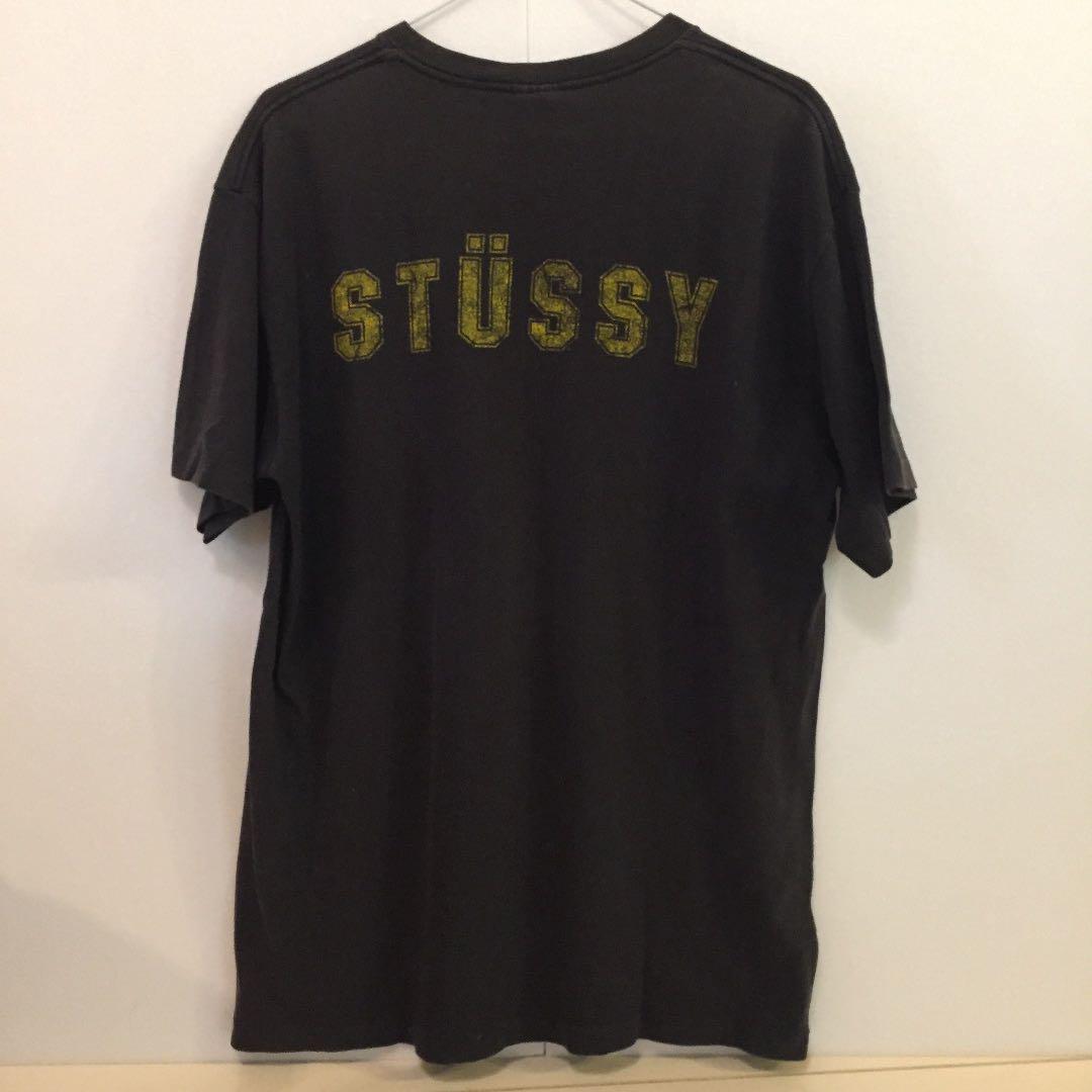 スケートボード 90s' stussy made in USA 80 logo black