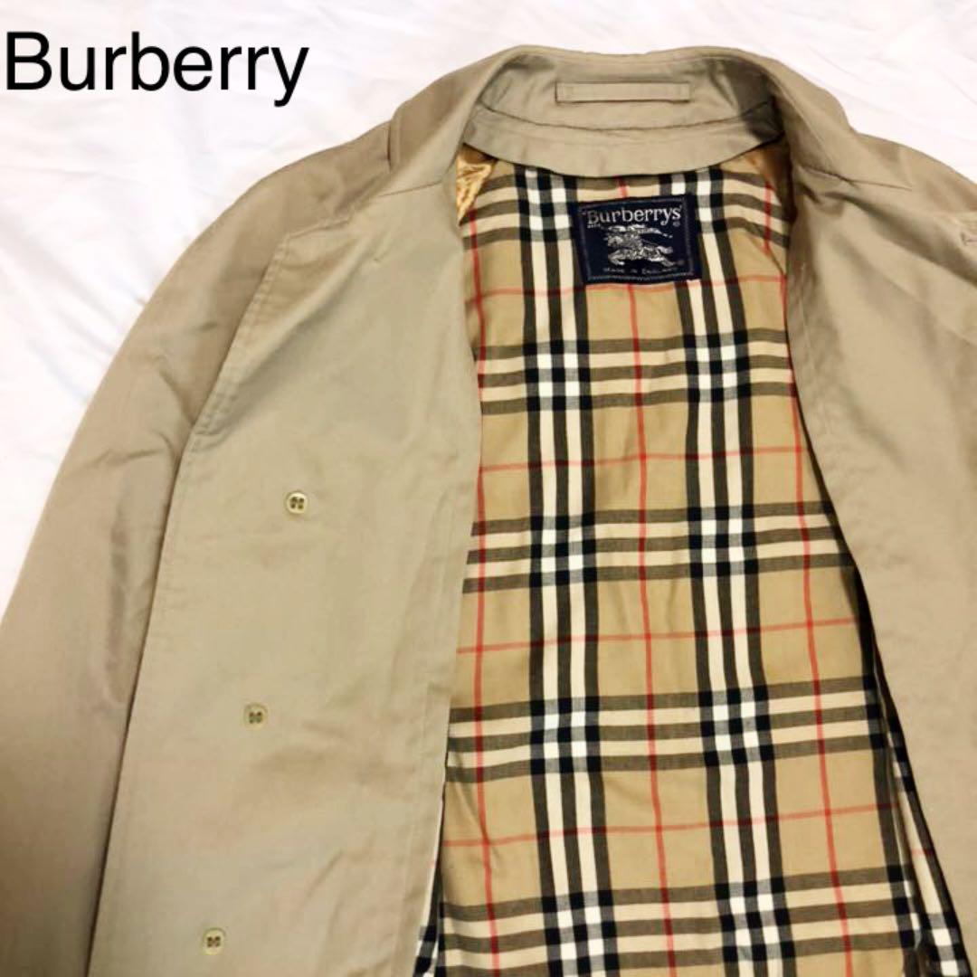 グレイ系,L国内外の人気集結! 70s vintage Burberry balmacaan 1枚袖 通販低価 70s 1枚袖 薄玉虫 balmacaan Burberry vintage ステンカラーコート