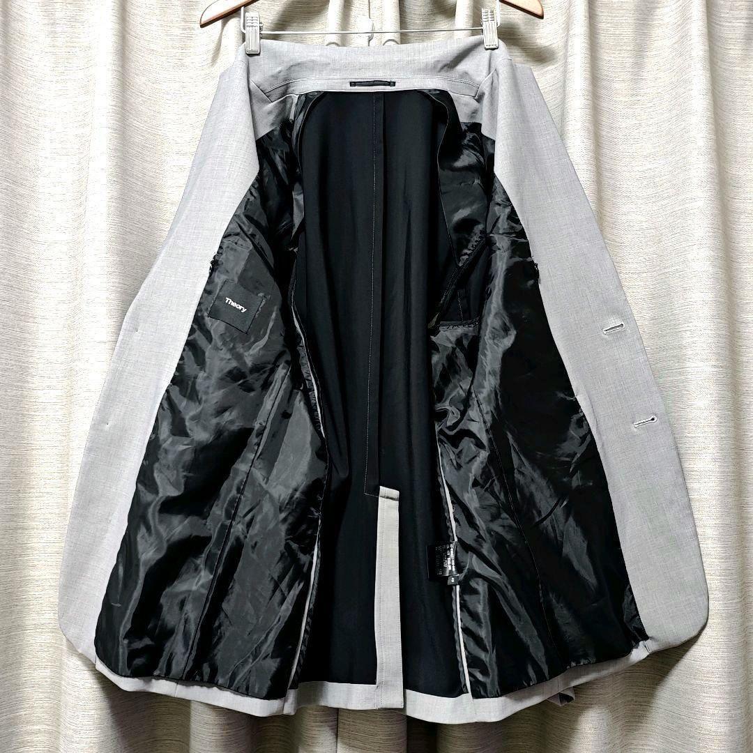 愛用 ㊴【美品：Theory】高機能ジャージー セットアップ「L：ライト スーツ