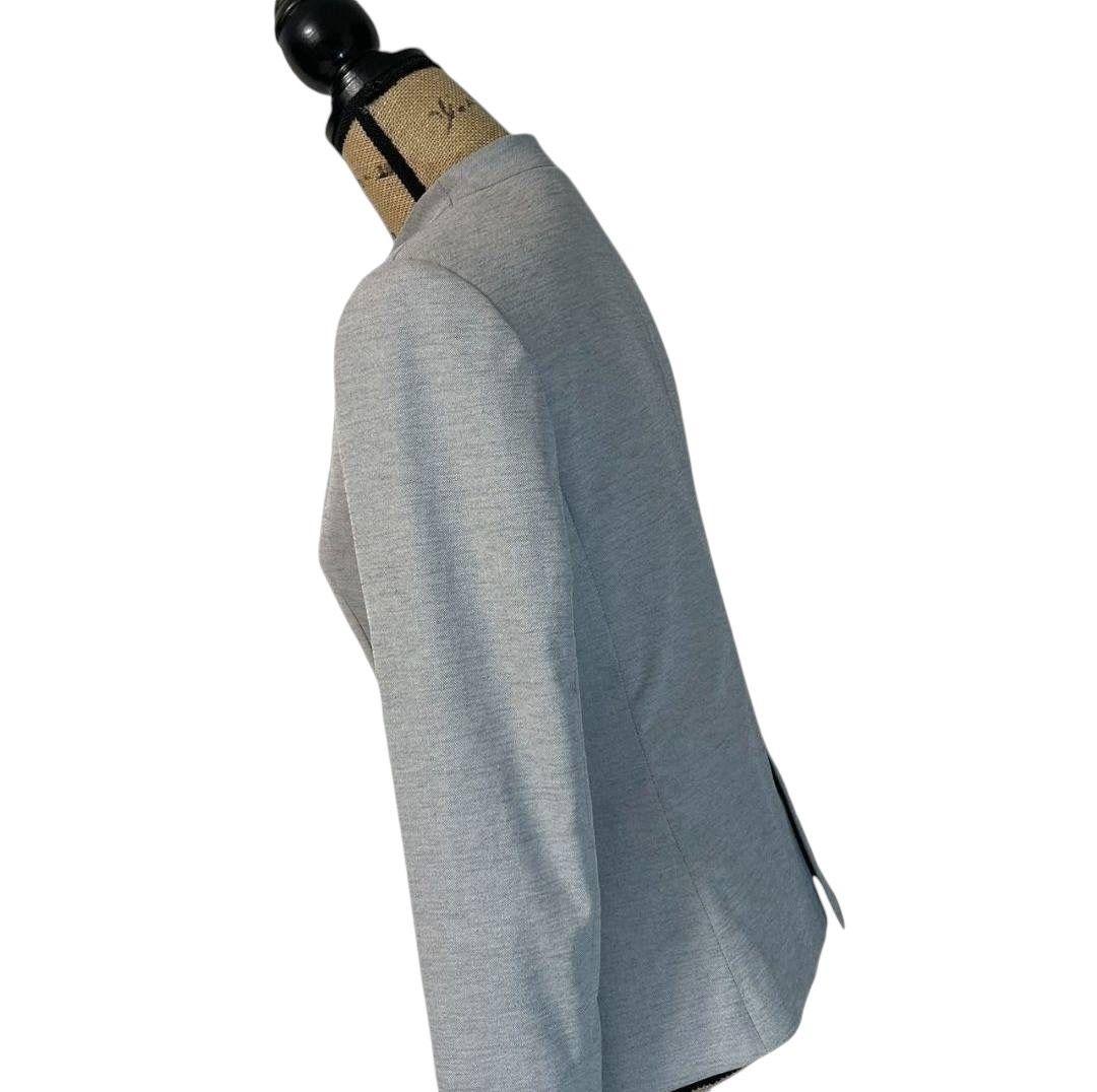 【美品】【麻】PLST♡プラステ ノーカラー パンツスーツ セットアップ