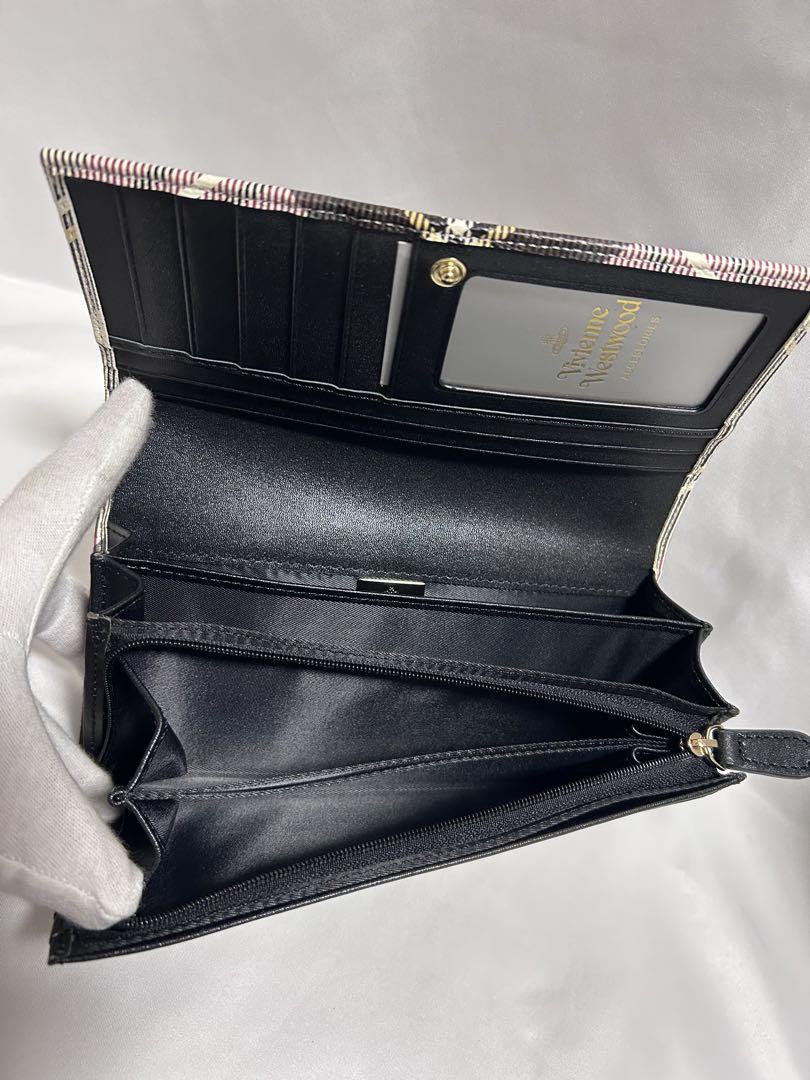 Vivienne Westwoodチェック柄 長財布