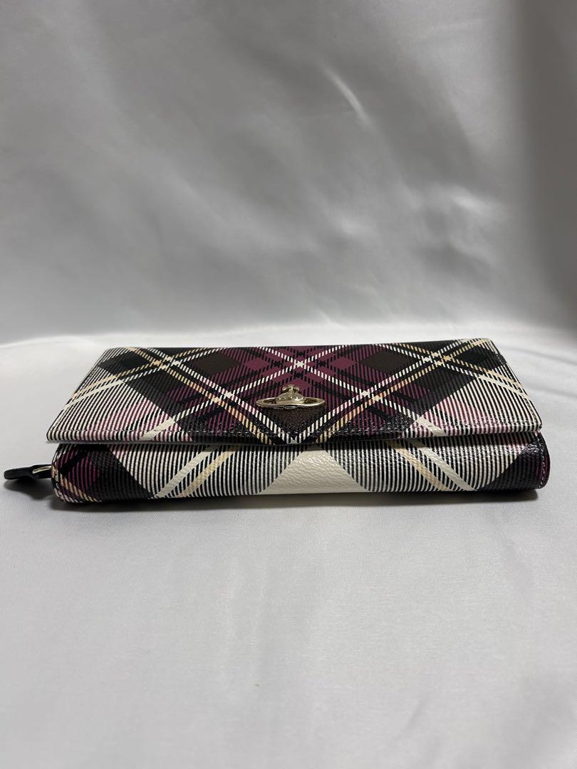 Vivienne Westwoodチェック柄 長財布