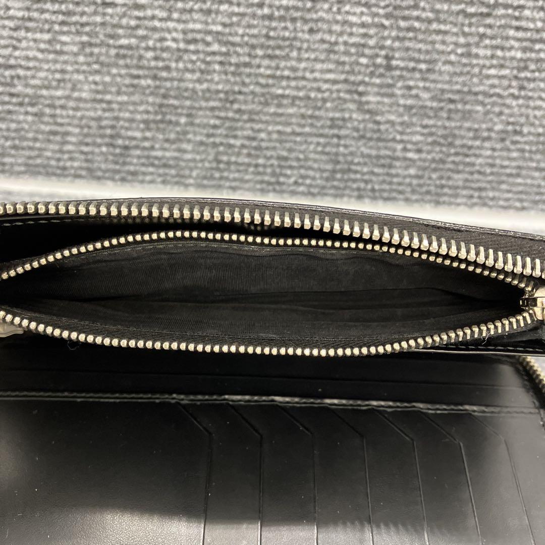 DOLCE＆GABBANA　長財布　ラウンドファスナー　ロゴプレート　140