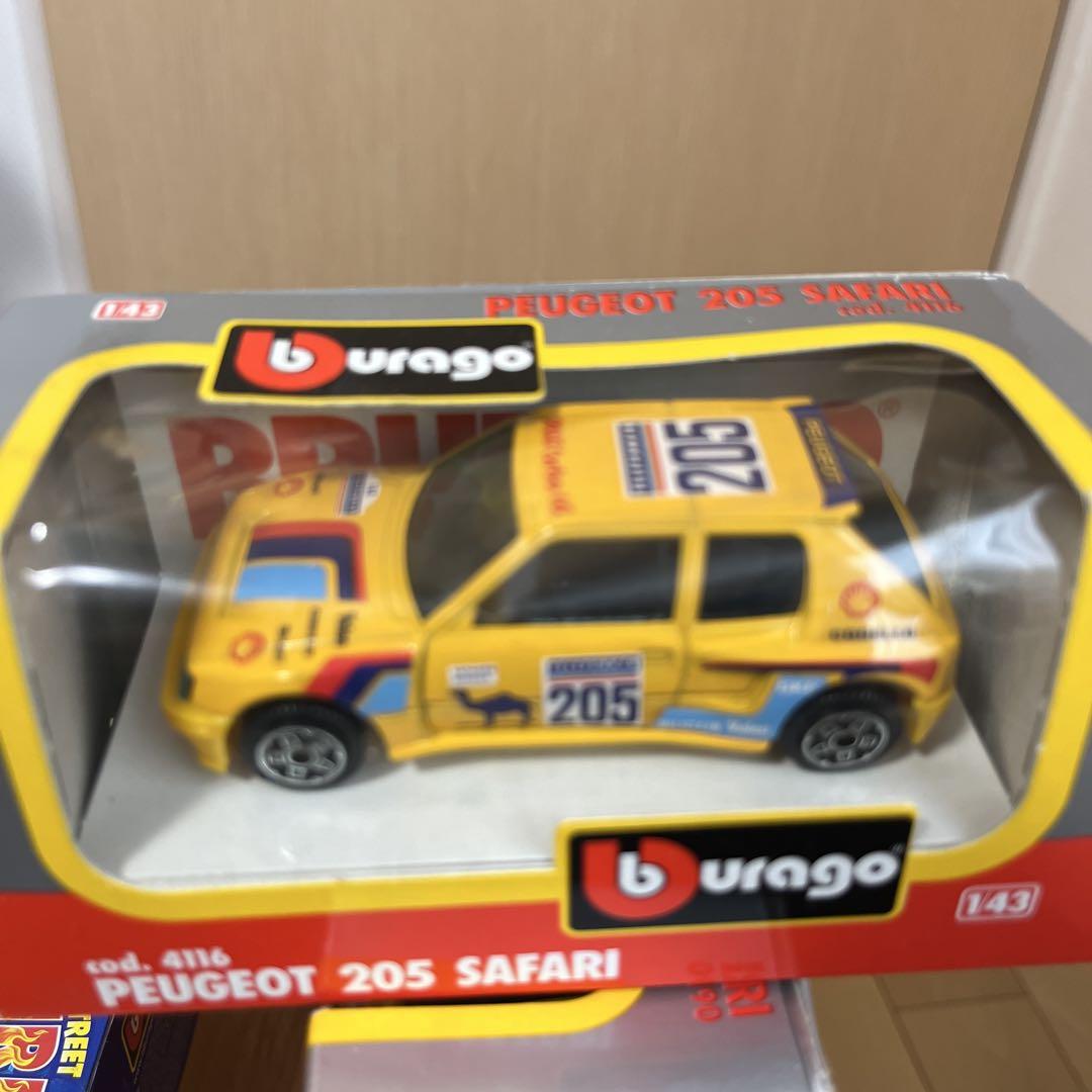 burago Peugeot 205・405 Safari ミニカーセット4台