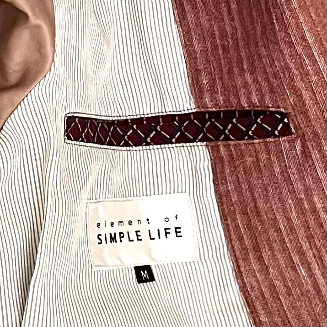SIMPLE LIFE テーラードジャケット　ジャケット　春　ピンク　L相当