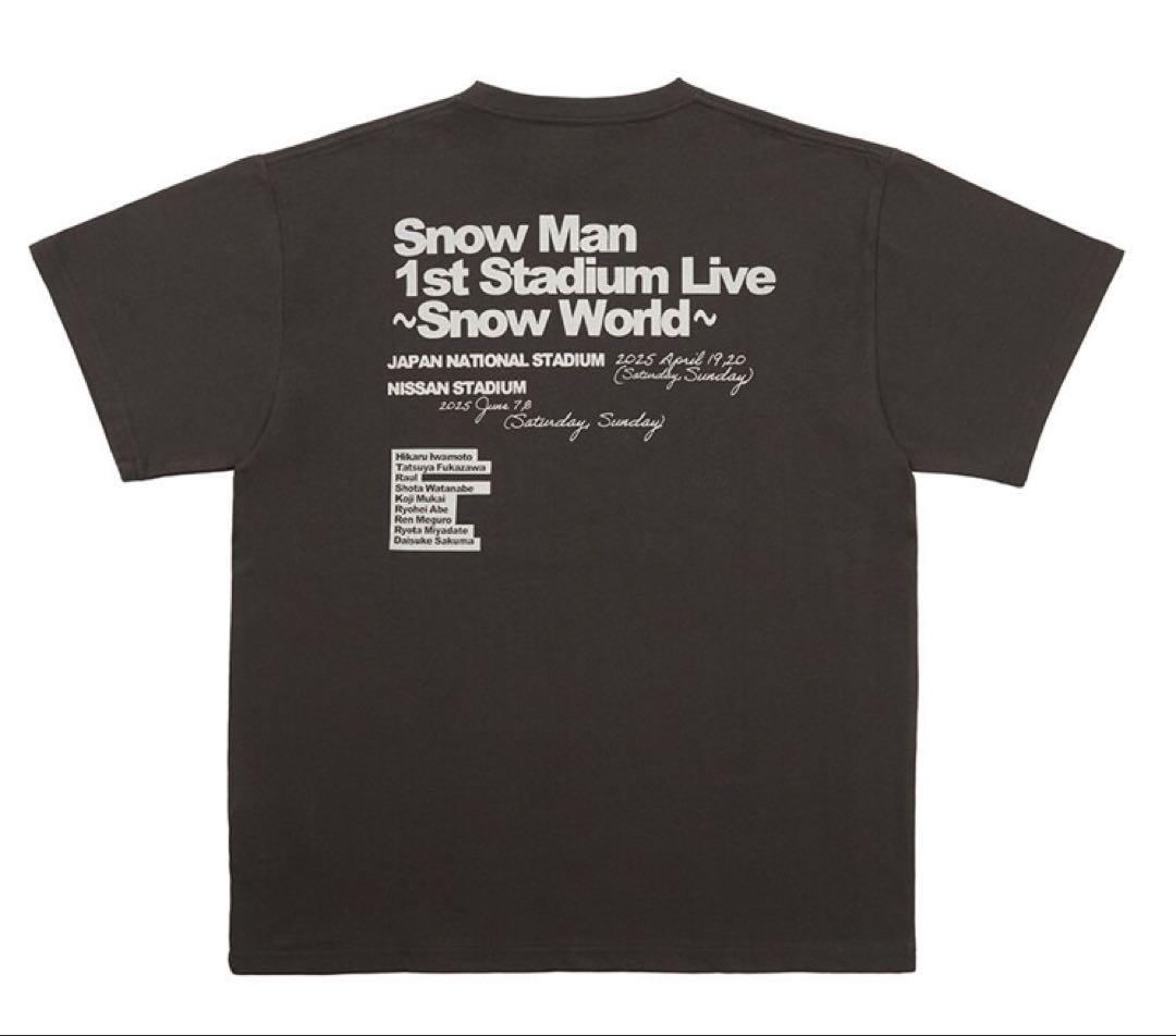 宅配 大人気！】SnowMan SnowWorld 肖像Ver. Tシャツ LIVE アイドル