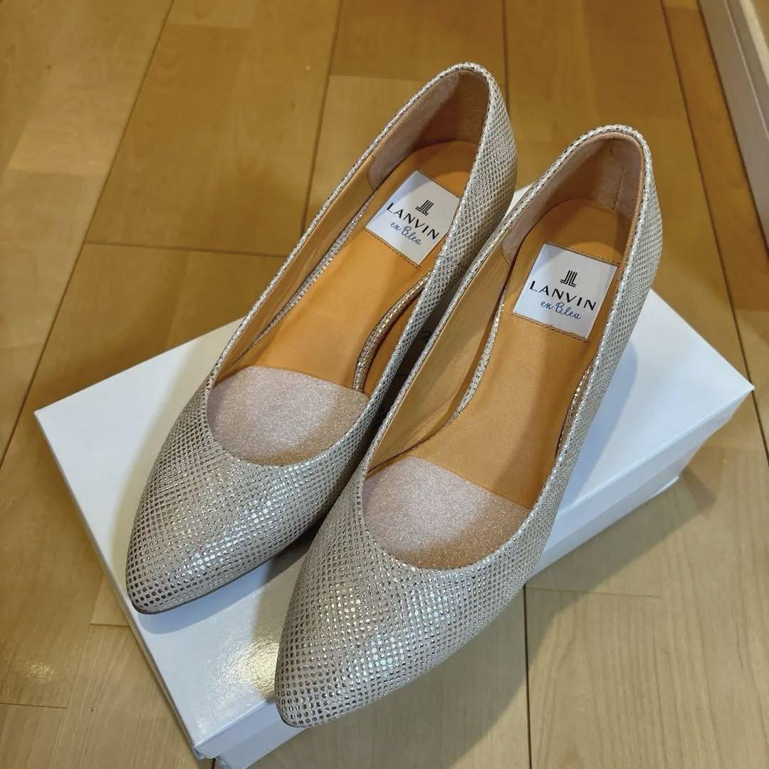 LANVIN en Bleuパンプス ベージュピンク