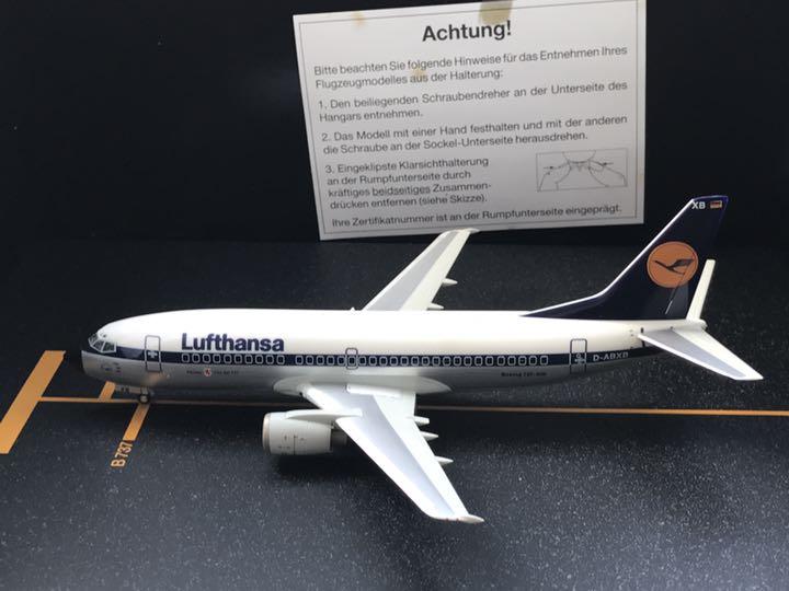 ルフトハンザ Boing737-300 Passau フィギュア N1iyx-m83614975245 得価通販
