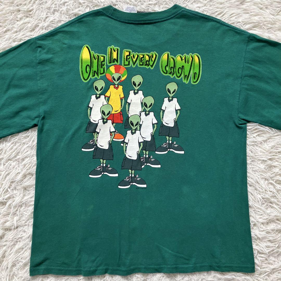 《90s人気y2k早い者勝》bugle boyビューグルボーイエイリアンtシャツ