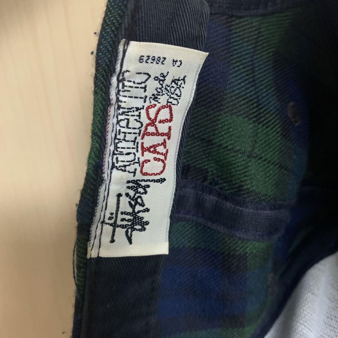 old stussy キャップ　80s