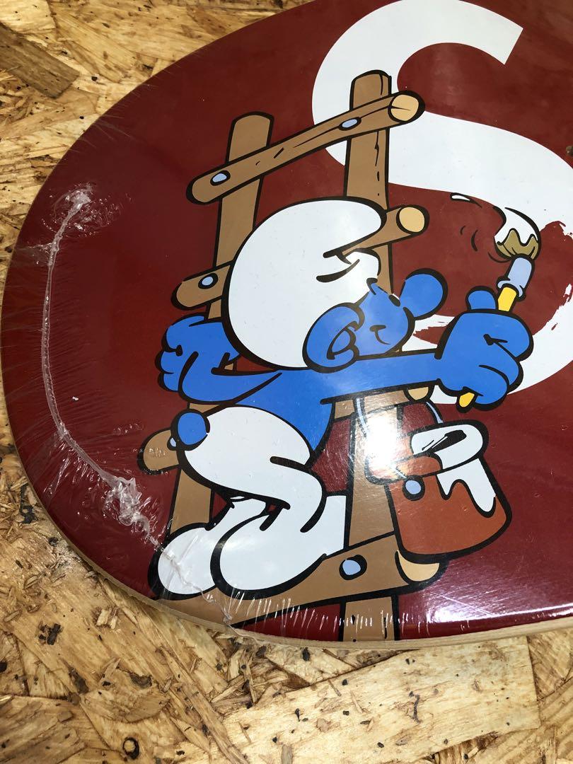 Supreme Smurfs Skateboard　6135