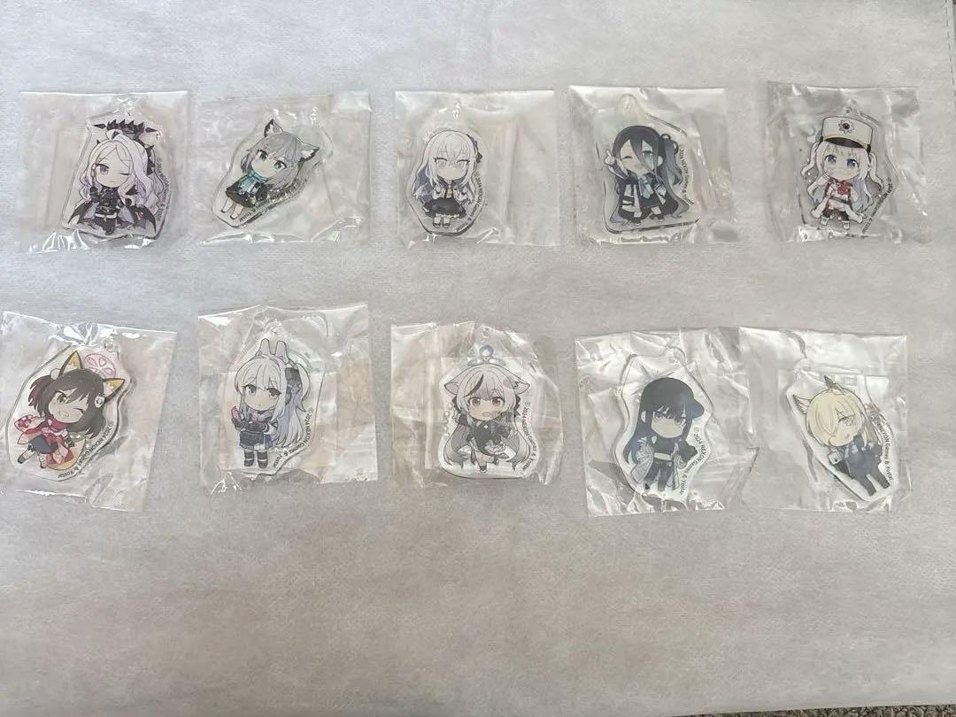 ブルアカふぇす カプセルトイ アクリルキーホルダー 全種コンプ