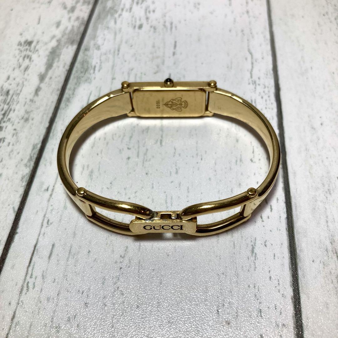 GUCCI グッチ 1500 腕時計 レディース バングルウォッチ 稼働