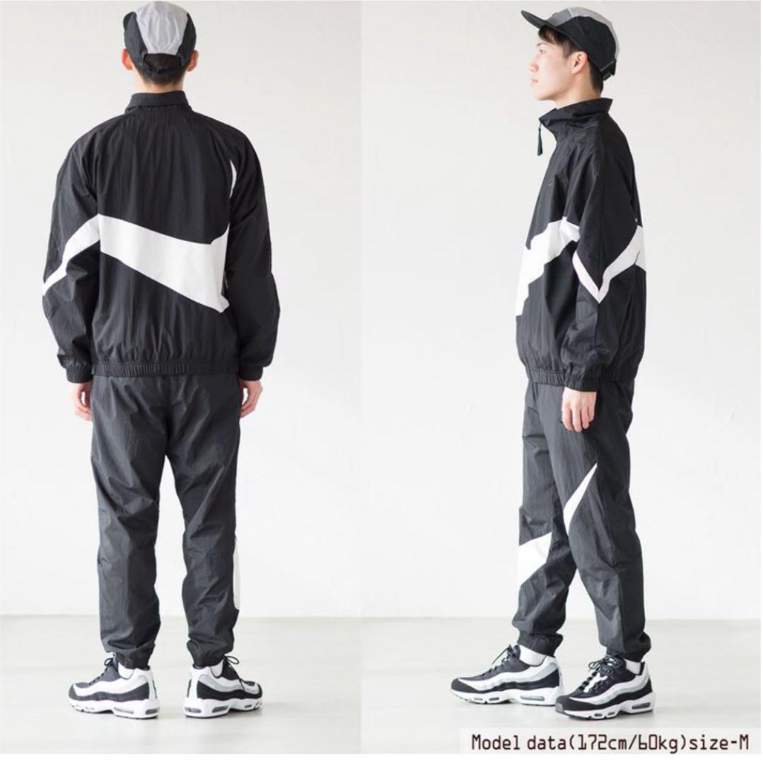NIKE Lサイズ 新品未使用 xiuXY-m83623358897 ビッグスウッシュ ウーブンセットアップ 低価