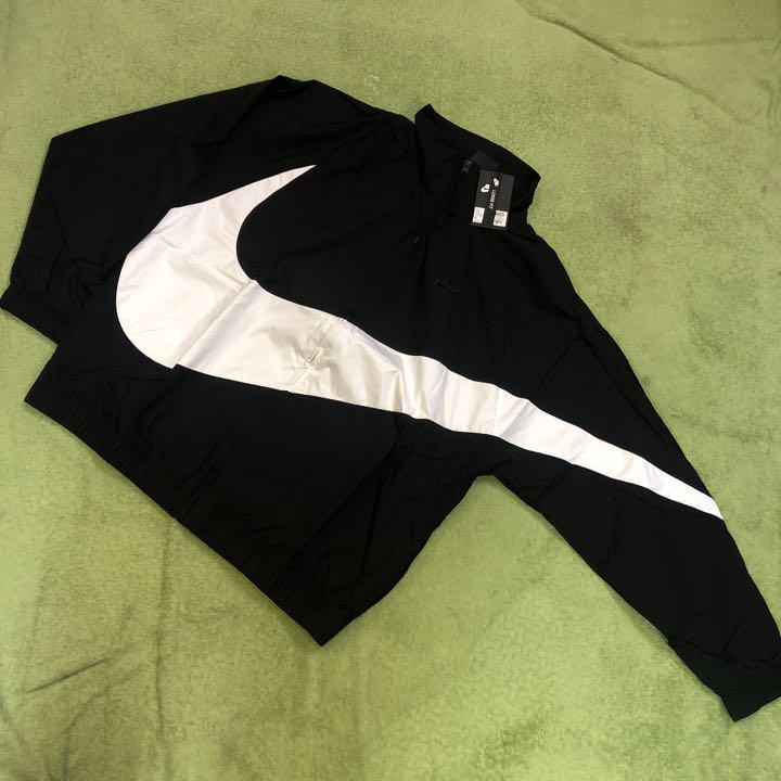 NIKE Lサイズ 新品未使用 xiuXY-m83623358897 ビッグスウッシュ ウーブンセットアップ 低価