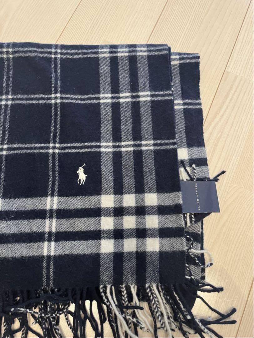 ラルフローレン RALPH LAUREN ストール マフラー大判 ウール