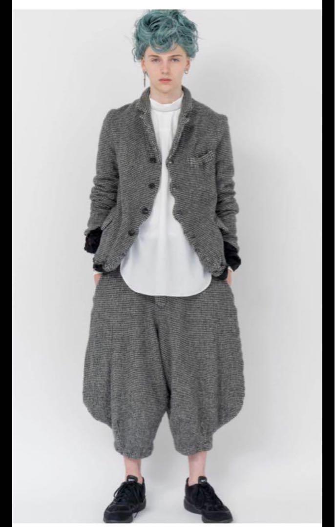 BLACK COMME des GARCONS 千鳥格子縮絨パンツ