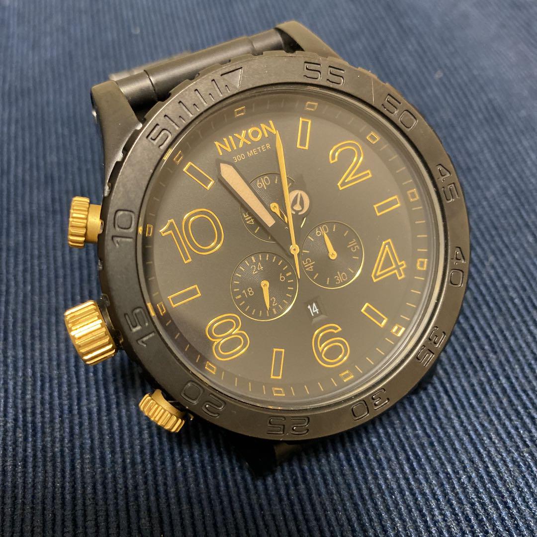 新作SALE NIXON ニクソン腕時計51-30 Chrono BLACK GOLD FSVxf-m83626242287 高品質人気SALE