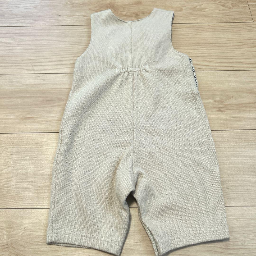 美品 バーバリー BURBERRY 90cm オーバーオール 綿100% - メルカリ