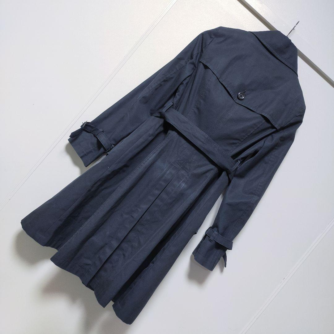 美品】n-line Precious 青山 トレンチコート ライナー付き 黒
