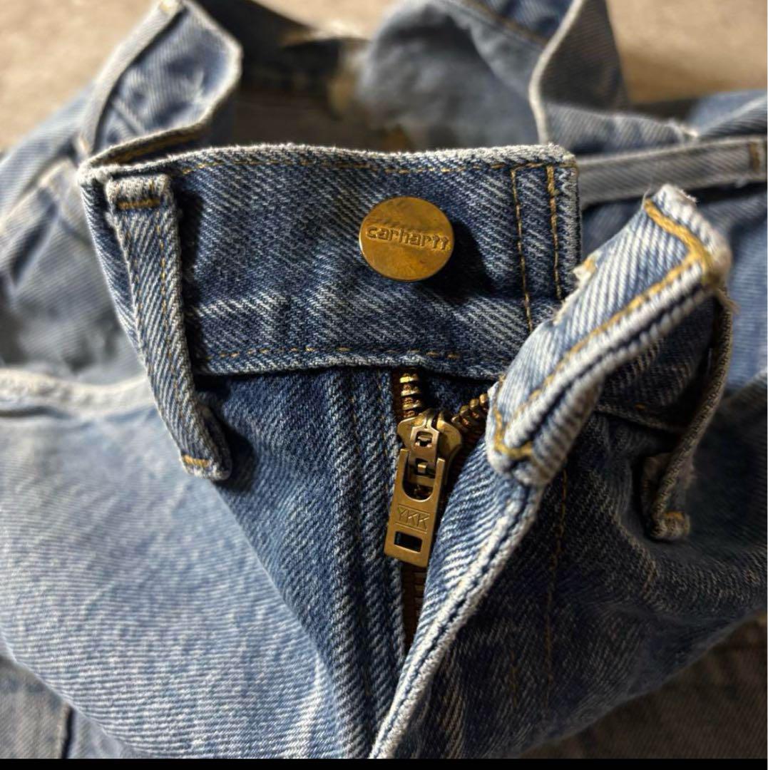 雰囲気系 00s carhartt カーハート デニム ダブルニー 38×30 カーハート Carhartt デニム ダブルニー ロガージーンズ 103890