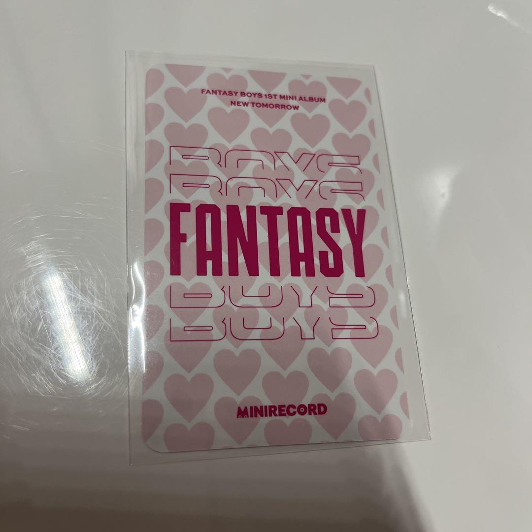 fantasyboys ファンタジーボーイズ ペペロ ソンミン ミニレコ トレカ fantasyboys ファンタジーボーイズ ペペロ ソンミン ミニレコ