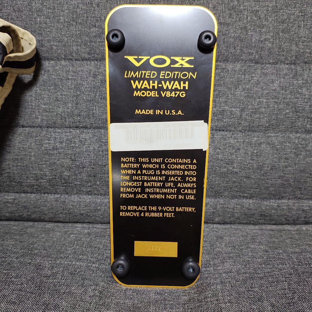 限定】VOX Limited Edition V847G WAH-WAH - メルカリ