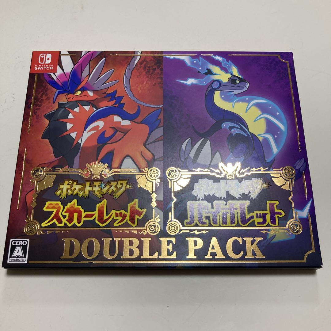 ポケットモンスター　スカーレット　バイオレット　ダブルパック　コード使用済み ポケットモンスター スカーレット バイオレット ダブルパック