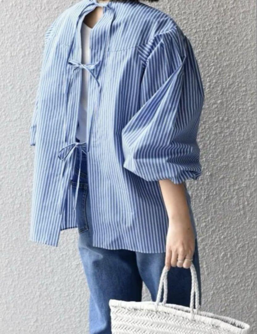 ☆美品.定価2.3万☆シップス MIRKO BERTOLA ヨーク切替ブラウス