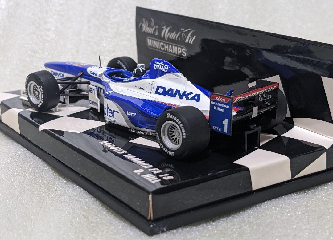 ミニカー MINICHAMPS ARROWS YAMAHA FA 18 D.HILL
