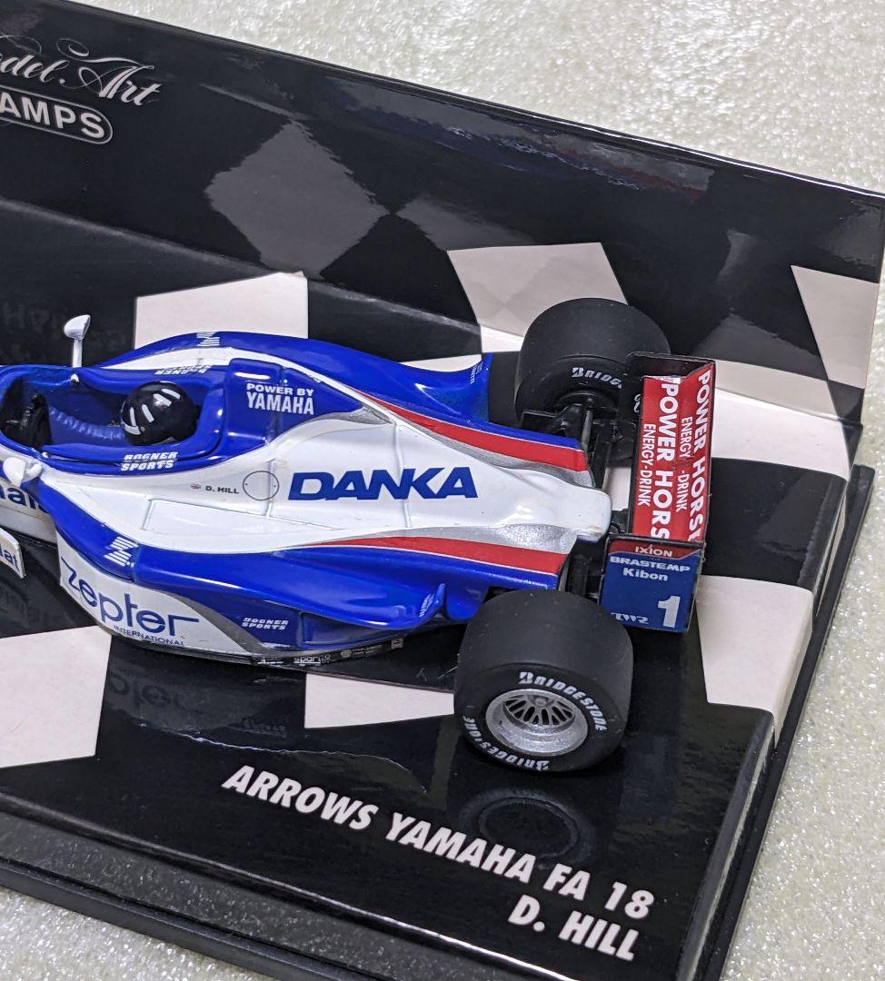 ミニカー MINICHAMPS ARROWS YAMAHA FA 18 D.HILL