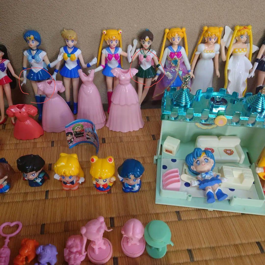 ＝セーラームーン＝　1993年　フィギュア　セット 美少女戦士セーラームーン 1993年当時 フィギュア コンパクト