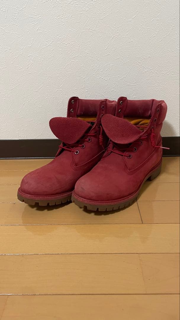 Timberland premium 6 inch boot red27.5cm Timberland