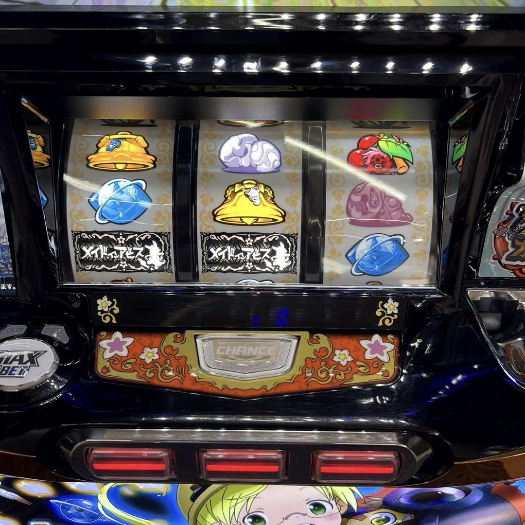 パチスロ実機　メイドインアビス　コイン不要機付　送料無料
