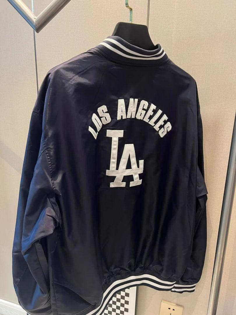 ニューエラ MLB ロサンゼルス ドジャース ジップアップ ナイロンジャケット